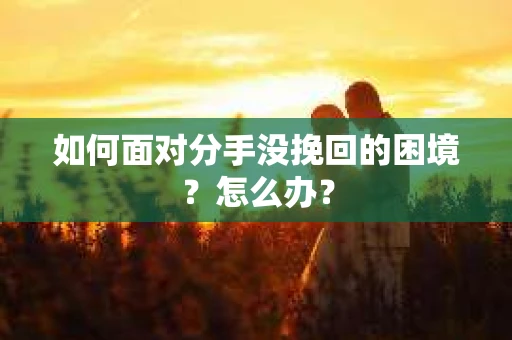 如何面对分手没挽回的困境？怎么办？