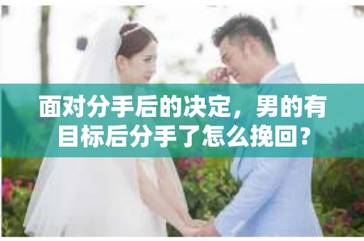 面对分手后的决定，男的有目标后分手了怎么挽回？