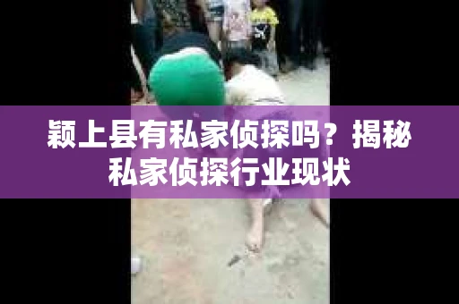 颖上县有私家侦探吗？揭秘私家侦探行业现状