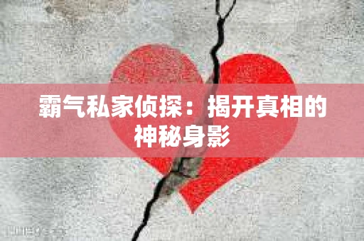 霸气私家侦探：揭开真相的神秘身影