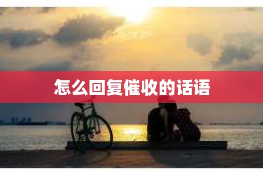 怎么回复催收的话语