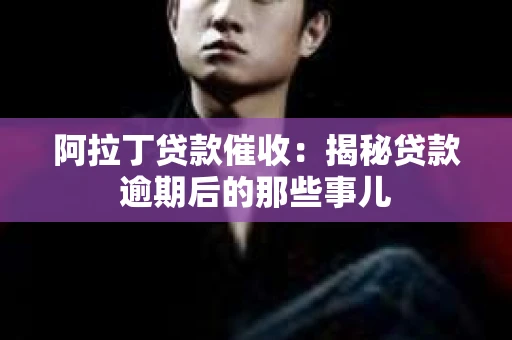 阿拉丁贷款催收:揭秘贷款逾期后的那些事儿 阿拉丁贷款催收:揭秘贷款逾期后的那些事儿