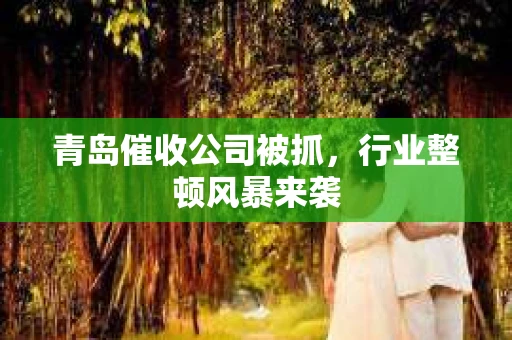青岛催收公司被抓，行业整顿风暴来袭