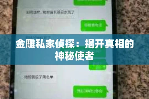 金雕私家侦探：揭开真相的神秘使者