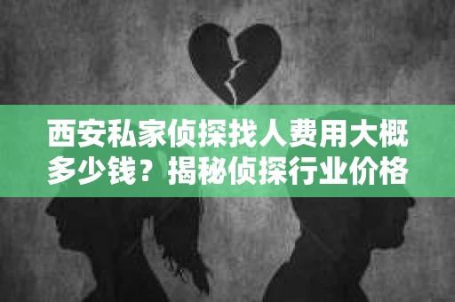 西安私家侦探找人费用大概多少钱？揭秘侦探行业价格之谜