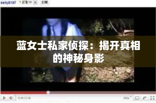 蓝女士私家侦探:揭开真相的神秘身影 蓝女士私家侦探:揭开真相的神秘身影