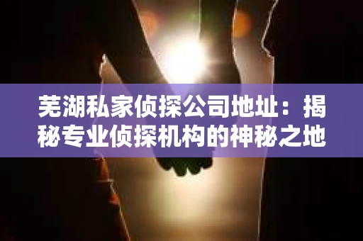 芜湖私家侦探公司地址：揭秘专业侦探机构的神秘之地