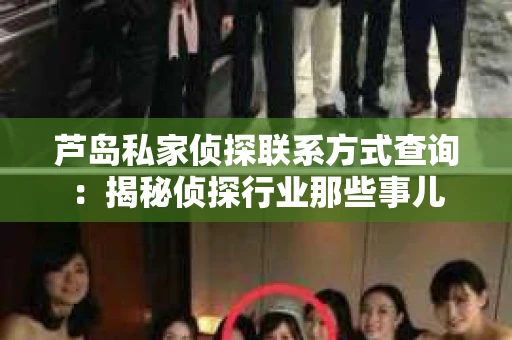 芦岛私家侦探联系方式查询：揭秘侦探行业那些事儿
