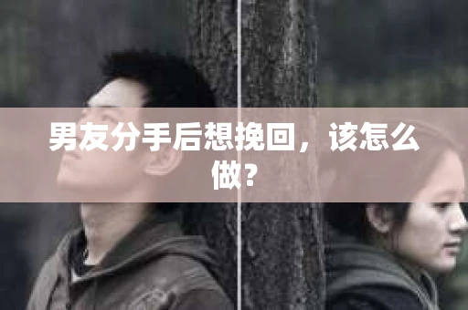 男友分手后想挽回，该怎么做？