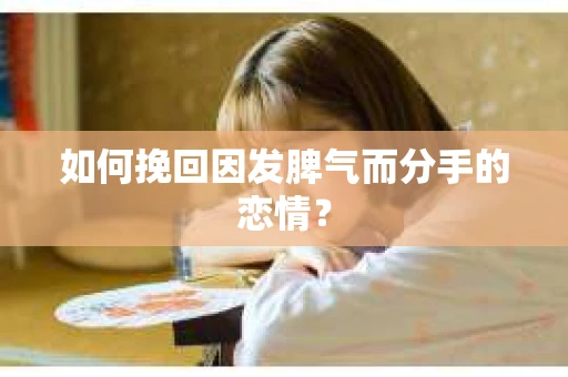 如何挽回因发脾气而分手的恋情? 如何挽回因发脾气而分手的恋情?