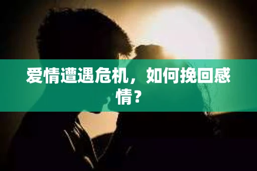 爱情遭遇危机，如何挽回感情？