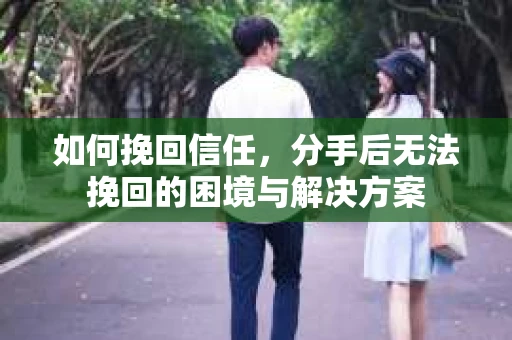 如何挽回信任，分手后无法挽回的困境与解决方案