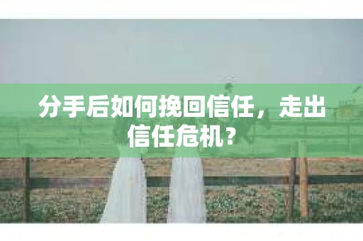 分手后如何挽回信任，走出信任危机？